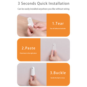 PIR Motion Sensor Light 2 in 1 - White