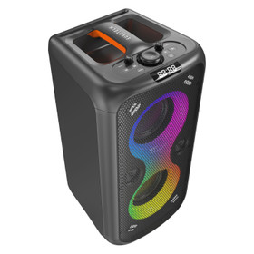 Portable Bluetooth Party Speaker with LED and Mic