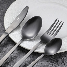 Cutlery Set Stainless Steel 16pcs - Black