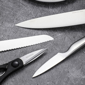 Kitchen Knife and Scissor Set - 6pcs