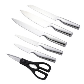 Kitchen Knife and Scissor Set - 6pcs