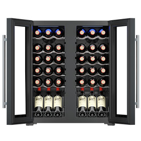 Eurotech 696mm Double Door Wine Cooler 111L Black