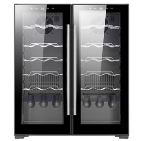 Eurotech 696mm Double Door Wine Cooler 111L Black