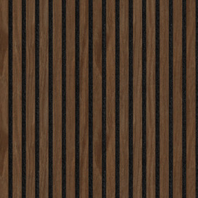 Acoustic Slat Wall Panels 1.44m² Cherry Wood  2x Panels - W 600mm x H 1200mm