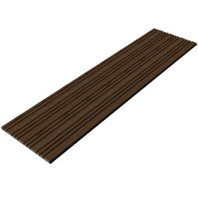 Acoustic Wide and Narrow Slat Wall Panels 3.24m² Cherry Wood 2x Panels - W 600mm x H 2700mm