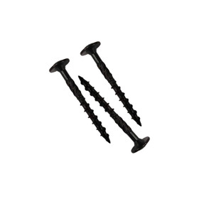 Landscape Screw Washer Head 6x60mm Black - Pack of 25