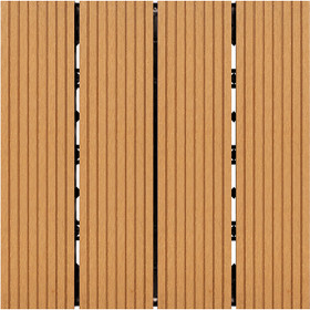 Decking Tiles 0.9m² Cedar Wood 10x Tiles - W 300mm x H 300mm