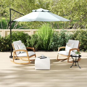 WPC Outdoor Decking 1.6m² Natural Oak/Driftwood Oak 2pcs - W 148mm x L 5400mm