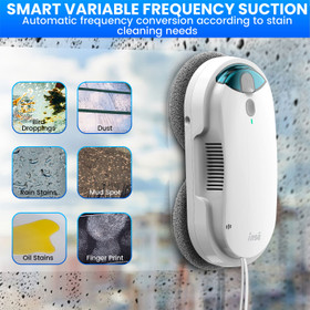 Window Cleaning Robot with Water Spray and Remote Control