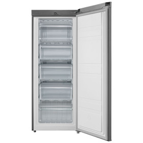 Midea 550mm Freezer 172L Brushed Stainless Steel 3.5 Star