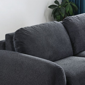 Walter 2 Seater Sofa Bed Charcoal