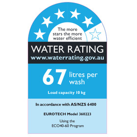 Wave Washing Machine Front Load White - 10kg