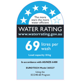 Pulse Front Load Washing Machine White - 10kg