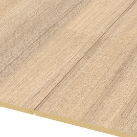 WPC Wall Panels V-Groove 3.48m² Natural Oak 2x Panels - W 600mm x H 2900mm