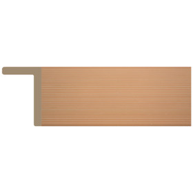 WPC Decking Edge Finishing L Trim Natural Oak 5.4m