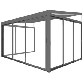 Aluminium Sunroom with Sliding Glass Doors - 4m x 2.8m