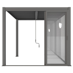 Sliding Glass Door 2.7 x 2.1m - Dark Grey