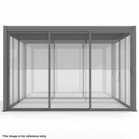 Sliding Glass Door 2.7 x 2.1m - Dark Grey
