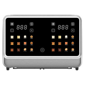 4-Slice Toaster with Digital Display - Black and SS