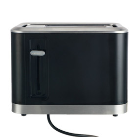 2-Slice Toaster with Digital Display - Black and SS
