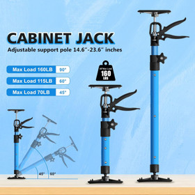 Adjustable Cabinet Support Jack 36~60cm - Pack of 2
