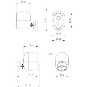 Smart Outdoor Camera with Solar Panel - 3MP