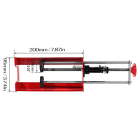 Heavy Duty Dual Cartridge Caulking Gun for Epoxy Grout and Adhesives