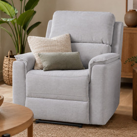 Arthur Recliner Armchair 910mm Light Grey