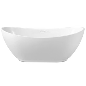 Verona Freestanding Bathtub 1580mm - White