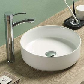 Vogue Vessel Basin 346mm Glossy white