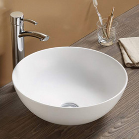 Vogue Art Vessel Basin 358mm Matte White