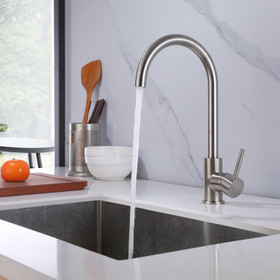 Vogue Linear Kitchen Mixer Brushed Nickel