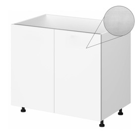 Kitchen Base Unit 1000mm Return - White Woodgrain Kitchen Base Unit 1000mm Return - White Woodgrain