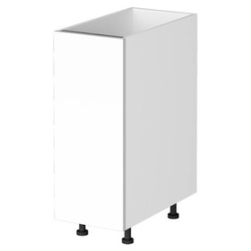 Kitchen Base Cabinet 1 Door 300mm Flat Pack - White Painted Kitchen Base Cabinet 1 Door 300mm Flat Pack - White Painted