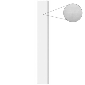 Rebon Kitchen Wall Filler 100mm White Woodgrain Rebon Kitchen Wall Filler 100mm White Woodgrain