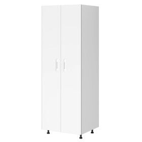 Rebon Kitchen Pantry Cabinet 2 Door 800mm White Painted Flat Pack