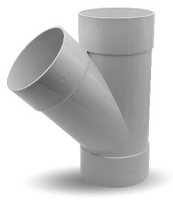100mm x 65mm x 45º DWV Plain Junction FxF 100mm x 65mm x 45º DWV Plain Junction FxF