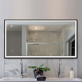 Vogue Framed LED Cool White Mirror 1200mm x 500mm