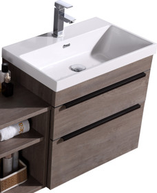 Vogue Montana Wall Vanity 1500mm - Stone Resin Top & center cabinet