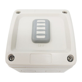 Single Outdoor Gang Switch 16A - Weatherproof Single Outdoor Gang Switch 16A - Weatherproof