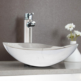 Vogue Vessel Basin Italian Carrara Marble