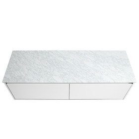 Vogue Hudson Wall Vanity with Artificial Marble Countertop 1200mm