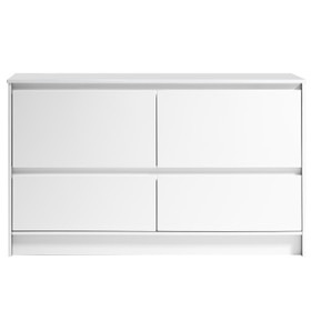 Vogue Zara Short Floor Vanity White with Countertop 1400mm