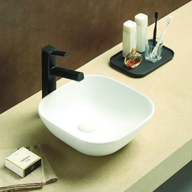 Vogue Vessel Basin 360mm Matte White