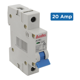 Aoelec Mini Circuit Breaker - 20 Amp
