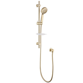 Vogue Linear Slide Shower - Brushed Brass