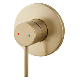 Vogue Linear Shower Mixer Brushed Brass