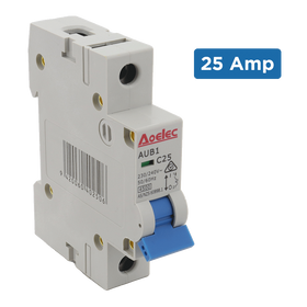 AOELEC Mini Circuit Breaker - 25 Amp 