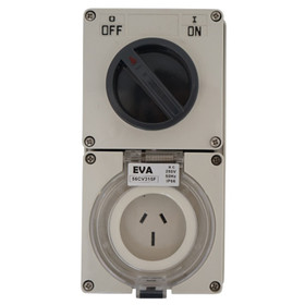 Switch Socket Outlet 10A - Vertical