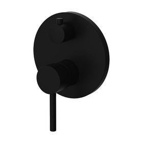 Vogue Linear Shower Mixer with Diverter Black Vogue Linear Shower Mixer with Diverter Black